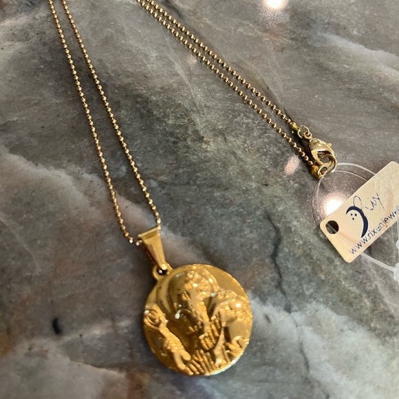 RIXEN GOLD SAN BENITO CHARM NECKLACE - Picture 8 of 8